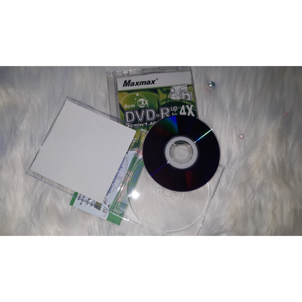 Đĩa trắng Mini DVD-R Maxmax 8cm 30min/1.4GB