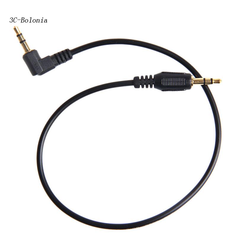 Dây Cáp Âm Thanh AUX MP3 / MP4 Đầu Cắm 3.5mm Góc 90 Độ Chuyên Dụng Cho Xe Hơi
