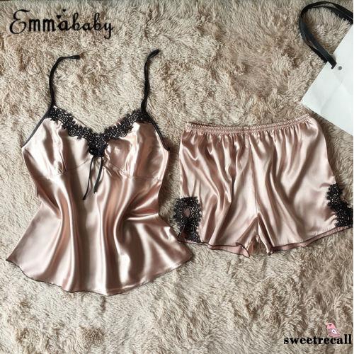 Đồ ngủ bằng lụa satin phong cách quyến rũ dành cho nữ | BigBuy360 - bigbuy360.vn