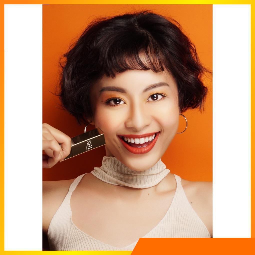 Son lì SHI mềm mịn như nhung chống thấm nước chống khô môi lâu trôi - Son ăn được [HÀNG CHÍNH HÃNG].