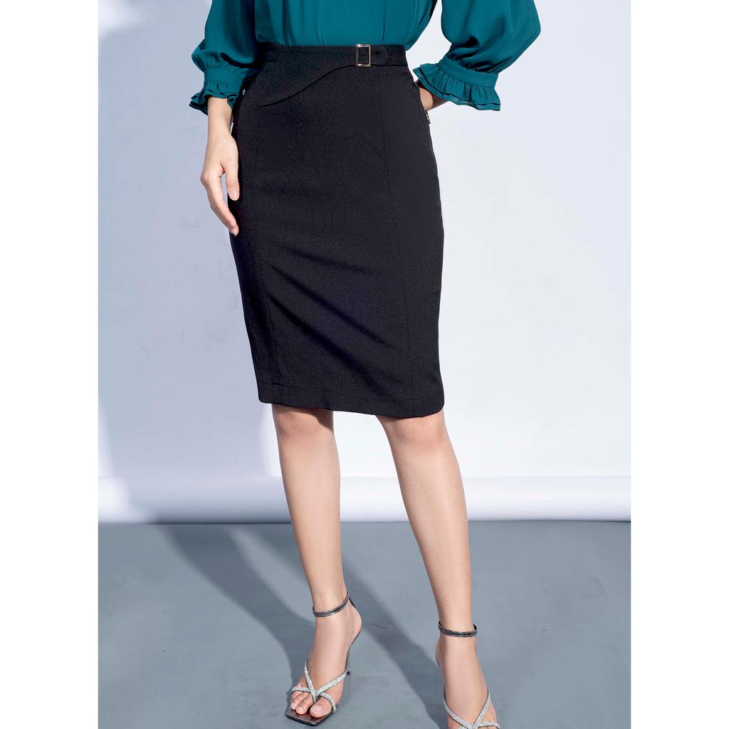Chân váy bút chì, xẻ sau MMOutfit M-JU020421072