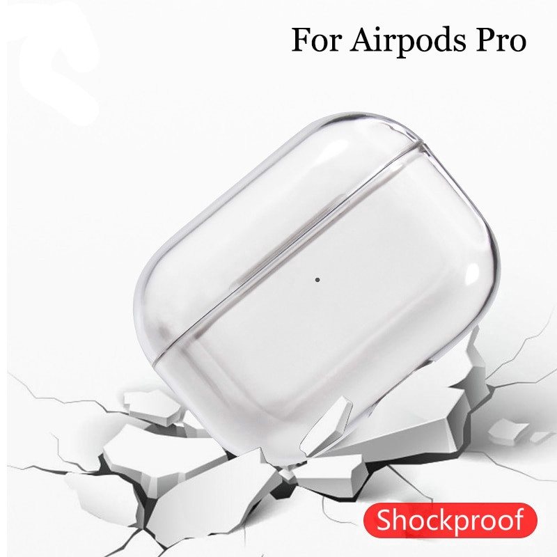 Vỏ bảo vệ hộp sạc tai nghe AirPods Pro bằng PC cứng trong suốt với chất lượng cao