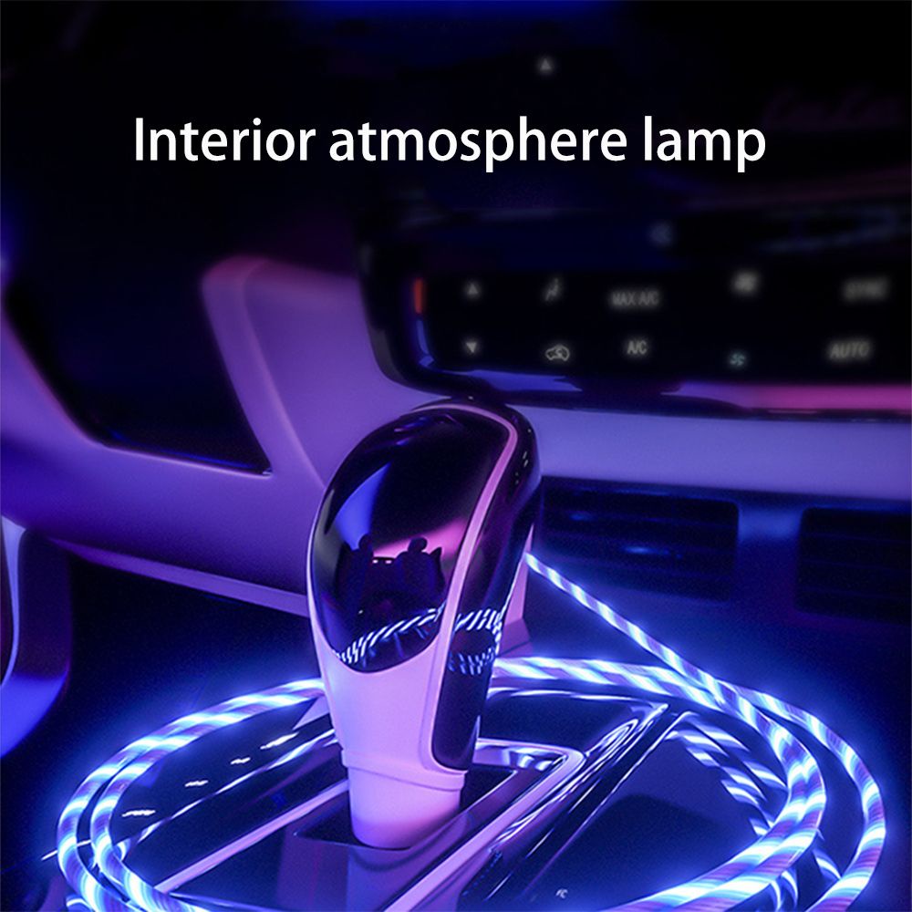 Dây cáp sạc nhanh truyền dữ liệu có đèn led phát sáng nhiều màu sắc cho điện thoại chất lượng