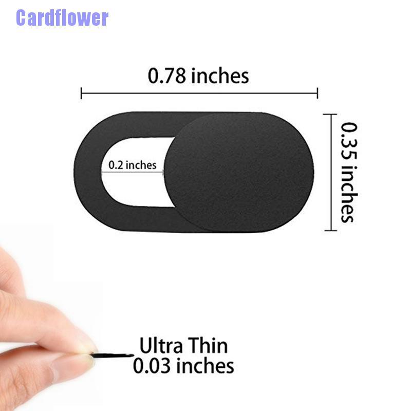 Cardflower  Webcam Cover Protective Lens Camera Slider Blocker for Laptop Mobile