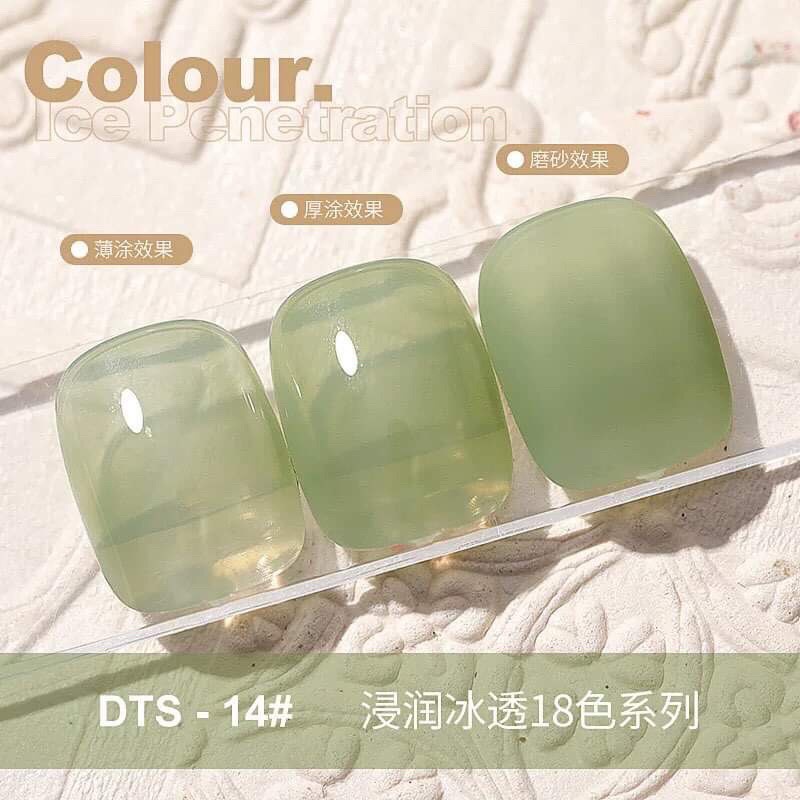 Sơn gel thạch As mã DTS set 18 chai dung tích 15ml