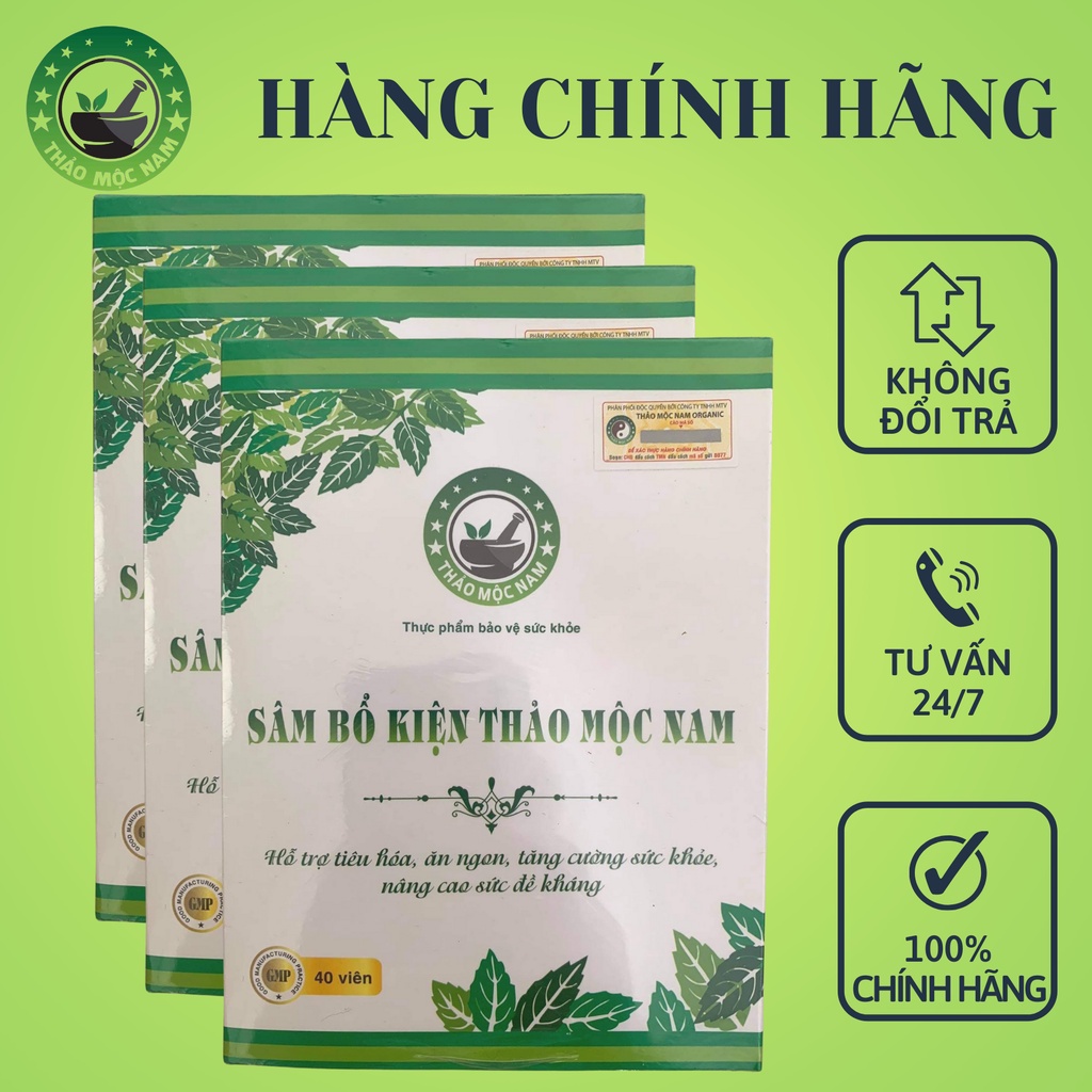 Tăng cân Sâm Bổ Kiện. Combo 3 (THẢO MỘC NAM ORGANIC)
