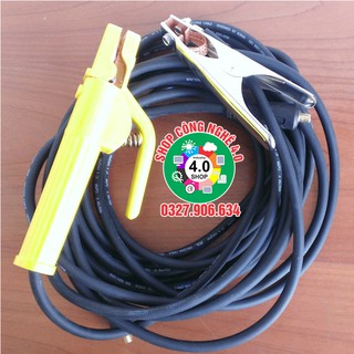 dây hàn điện 7m + 2m dây mát rắc cắm nhanh