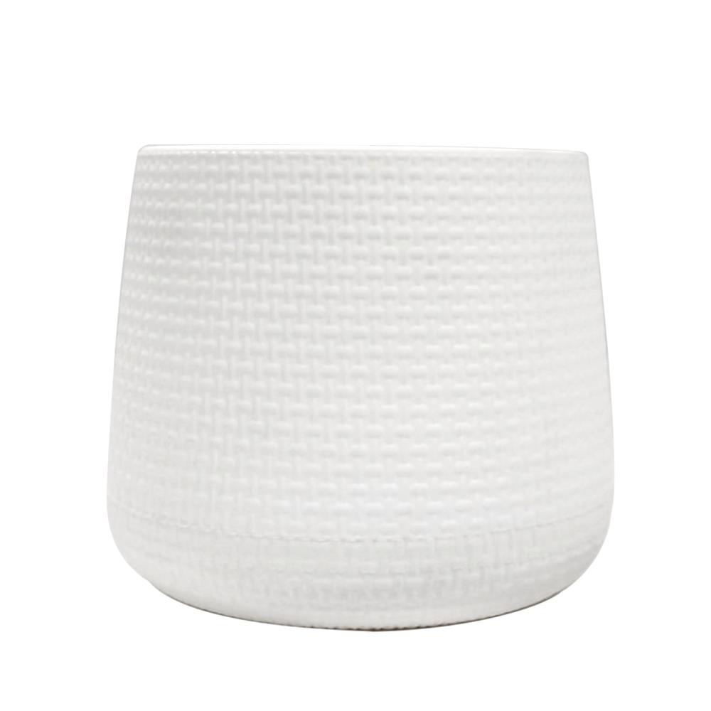 Homebase SPRING Chậu trồng cây NELLA 17CM W17xD17xH17 màu trắng