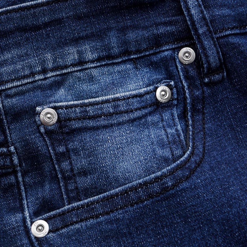 Quần jean nam cao cấp co giãn hàng xuất khẩu slim fit quần bò nam ống ôm