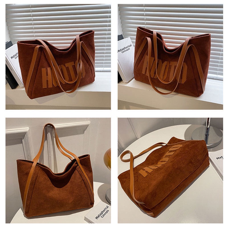 Túi đeo vai YADOU sức chứa lớn in họa tiết chữ phong cách âu mỹ thời trang