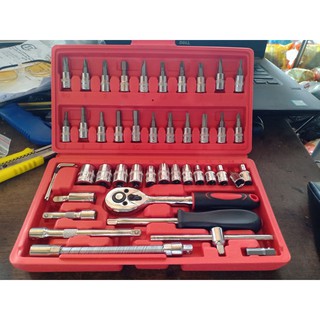 bộ dụng cụ đa năng tháo mở ốc víc CRV 46 chi tiết
