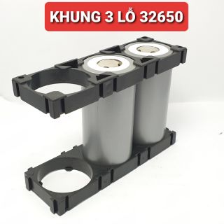 BỘ 2 MIẾNG 32650 - KHUNG 2-3 LỖ - CỐ ĐỊNH PIN 32650
