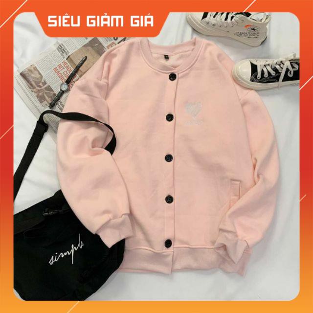 Áo Khoác bomber HEART unisex (Ảnh thật)