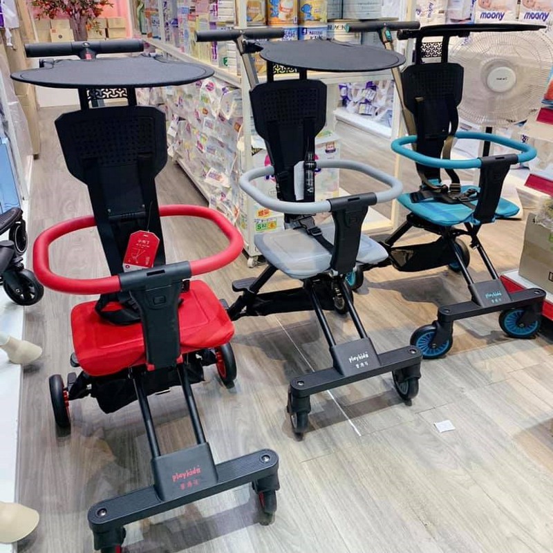 [FRESHIP] [CAO CẤP] Xe đẩy gấp gọn cho bé có mái che Playkids X1 – Xe đẩy đảo hai chiều, thông minh DC020