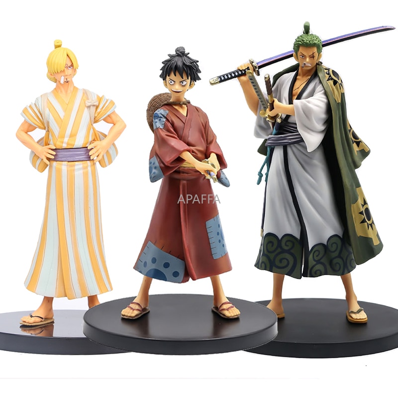 Mô Hình Nhân Vật Luffy Zoro Sanji Grandista Trong Phim Đảo Hải Tặc