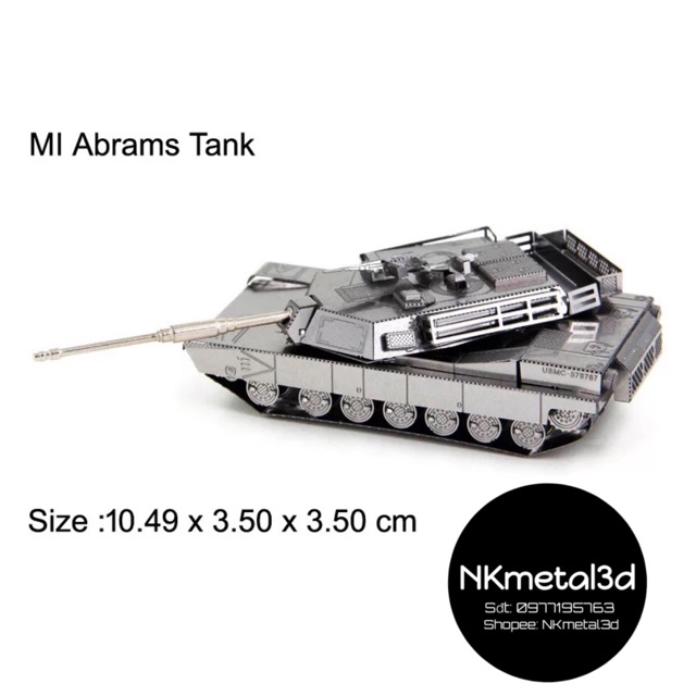 📌 Mô hình lắp ghép kim loại 3d Xe Tank các loại