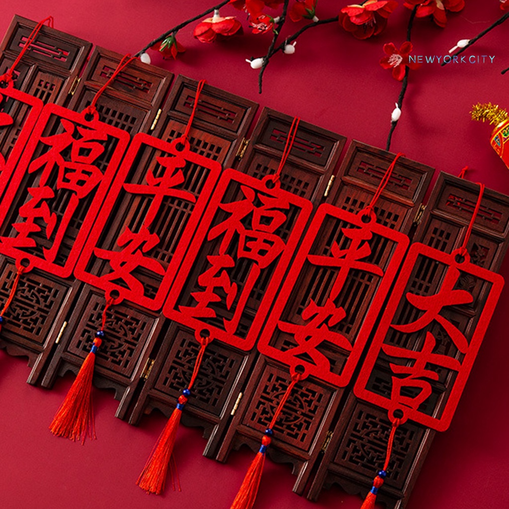 1 set dây treo thắt nút Trung Hoa chống nước màu sáng trang trí năm mới năm mới 2022