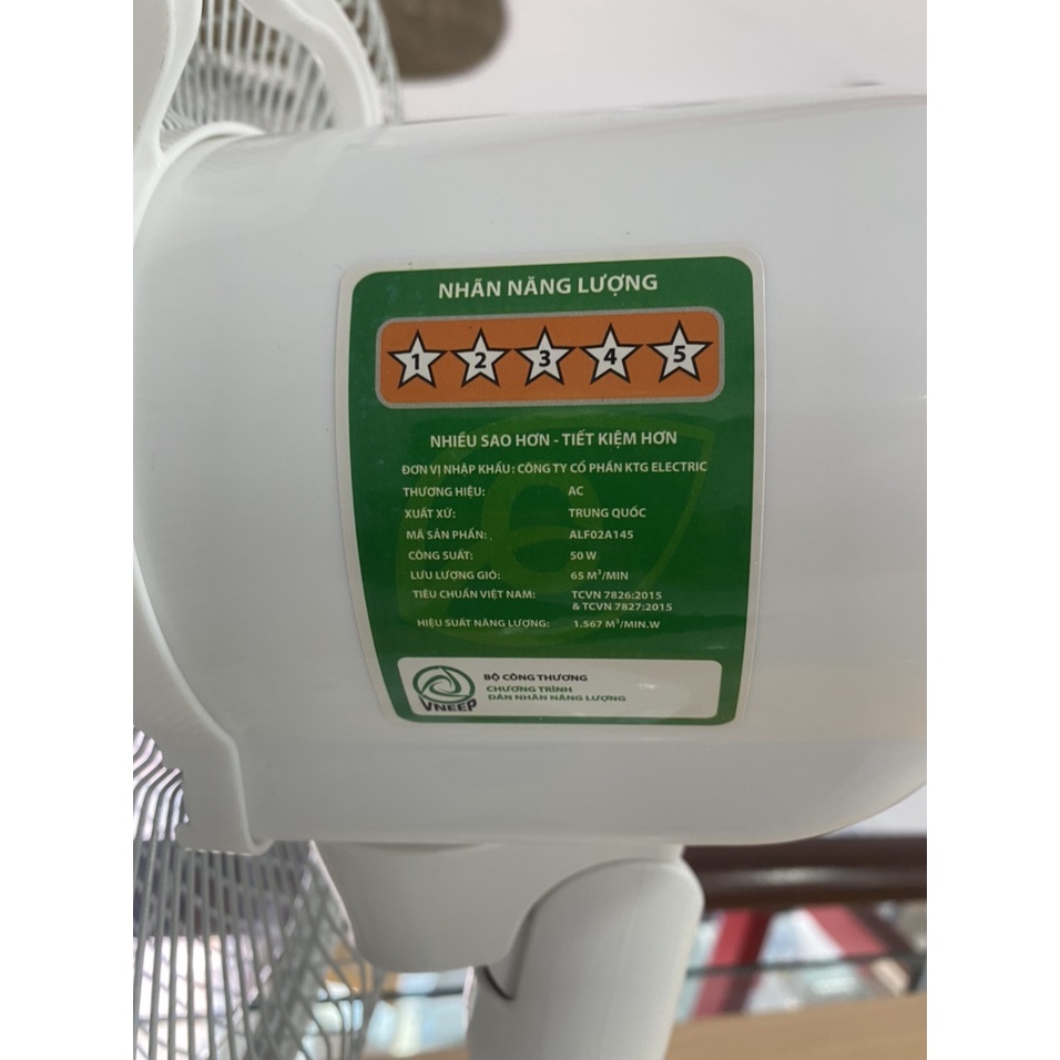 Quạt Lửng AC ALF02A145 50W, Bảo Hành 24 Tháng,màu trắng.