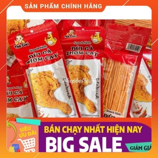 Gói snack hình đùi gà giòn