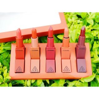 Son lì 3CE Mood Recipe Matte Lip Color (Set 5 Son)