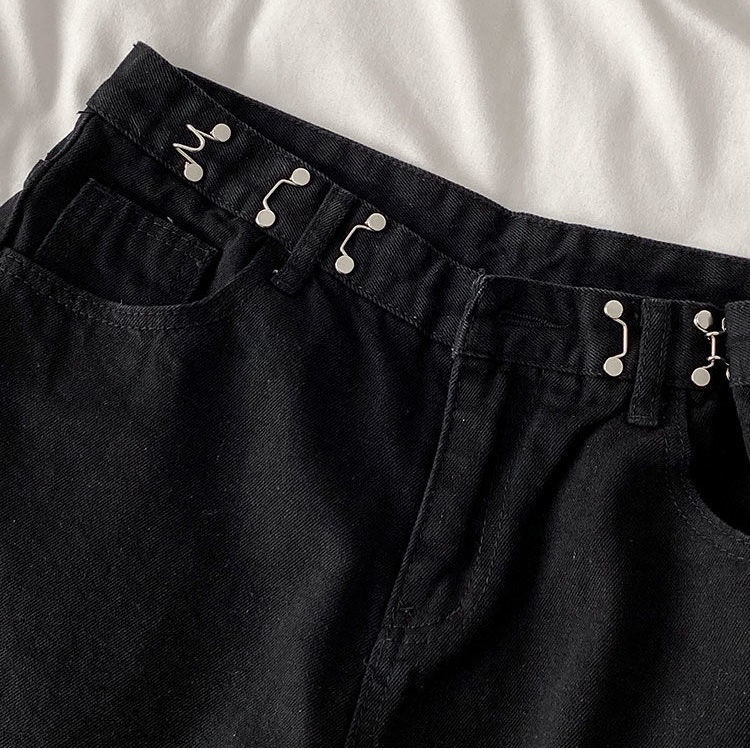 Quần Jean Ống Rộng Lưng Cao Thời Trang Hàn Quốc 2022 Dành Cho Nữ