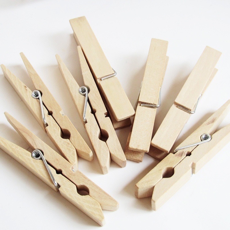 Set 5 / 10 kẹp gỗ mini trang trí ảnh 2.5*0.3cm ( ko kèm dây )