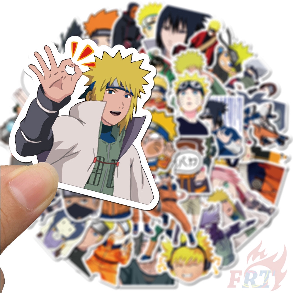 ❉ Naruto - Series 02 Anime Stickers ❉ 50Pcs/Set Uzumaki Naruto Uchiha Sasuke DIY Fashion Decals Doodle Stickers