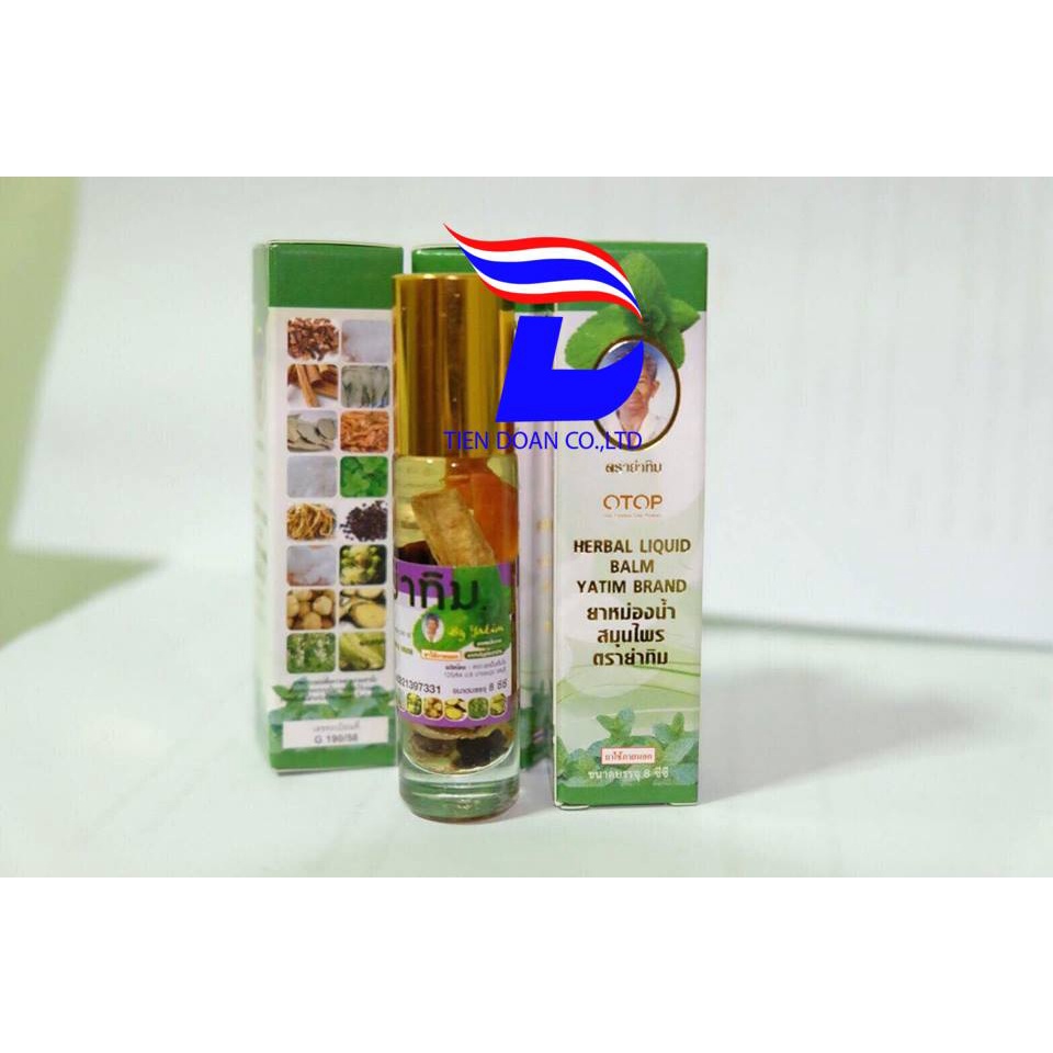 Dầu lăn 13 vị thảo dược OTOP ⚡ HÀNG NHẬP KHẨU ⚡ Thái lan 8ML