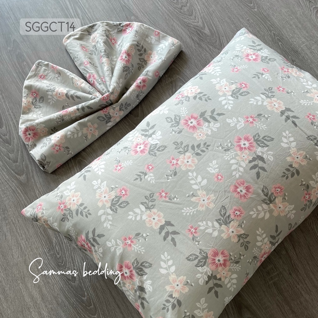 Bộ Ga Trải Giường Hoa Nhí Dễ Thương, Drap Thun Bọc Nệm Cotton 100%