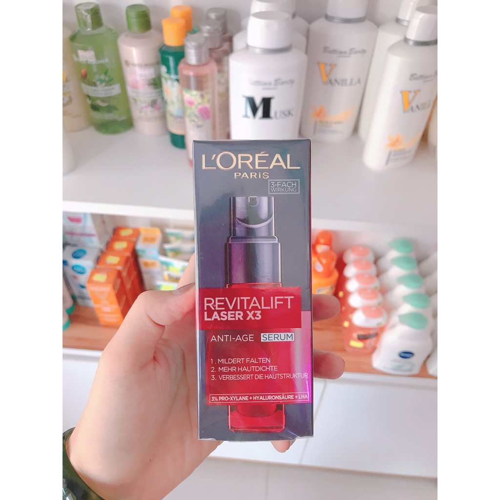 (Loreal Bill Đức) KEM DƯỠNG VÀ SERUM CĂNG MỊN VÀ TƯƠI TRẺ DA LOREAL REVITALIFT FILLER