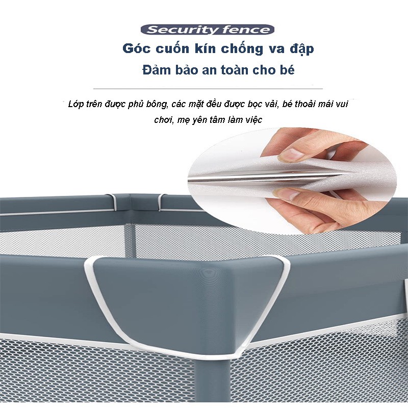 QUÂY BÓNG HÌNH LỤC GIÁC CÓ RỔ CHO BÉ - NHÀ BANH khung không gỉ, chống va đập - LB3105212