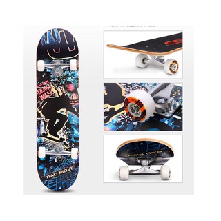 Ván trượt skateboard chuyên nghiệp nhám Cougar kingpatin