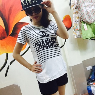 Áo tshirt kẻ ngang