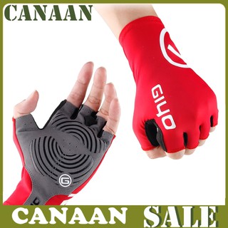 GIYO 1 Đôi Găng Tay Thể Thao Hở Ngón Chống Trượt Cho Nam Nữ