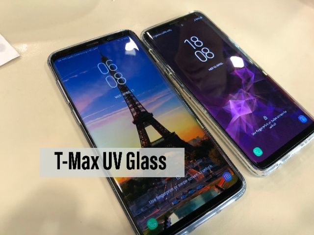 Cường Lực UV T-Max Cho Samsung S8, S8+, S9, S9+, Note 8, Note 9 (Có khung dán)