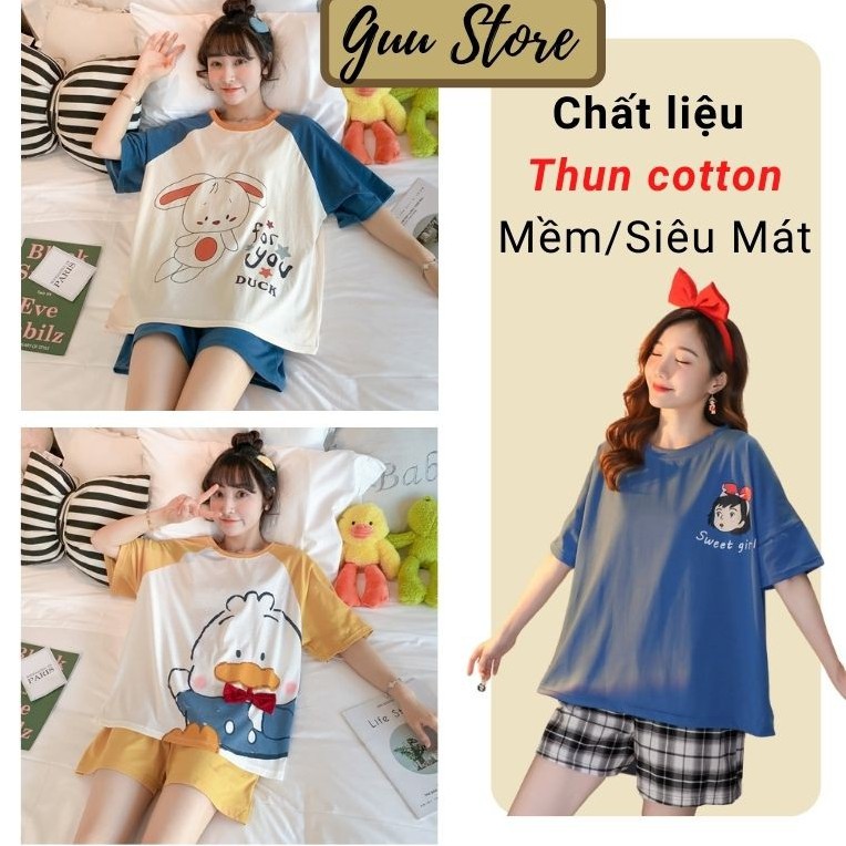 Bộ Ngủ Nữ Siêu Dễ thương- Đồ Bộ Mặc Nhà Cute N02_GUU