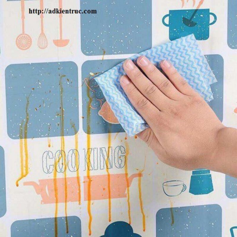 Miếng Giấy Dán Nhà Bếp Cách Nhiệt Chống Dầu Mỡ - Decal Dán Bếp