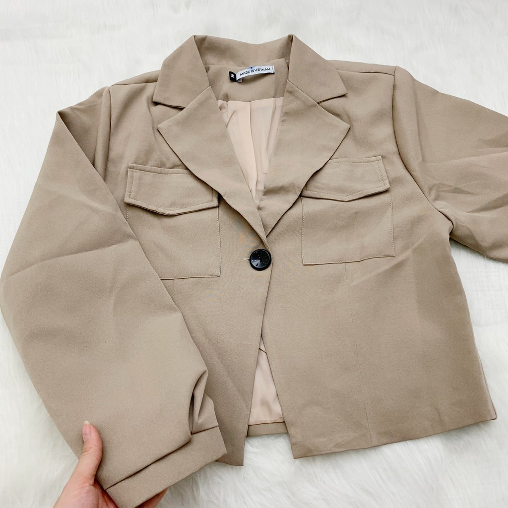 ÁO VEST LỬNG NỮ THỜI TRANG XUẤT KHẨU HÀN QUỐC, KOREA BLAZER 2 LỚP HOT TREND | BigBuy360 - bigbuy360.vn