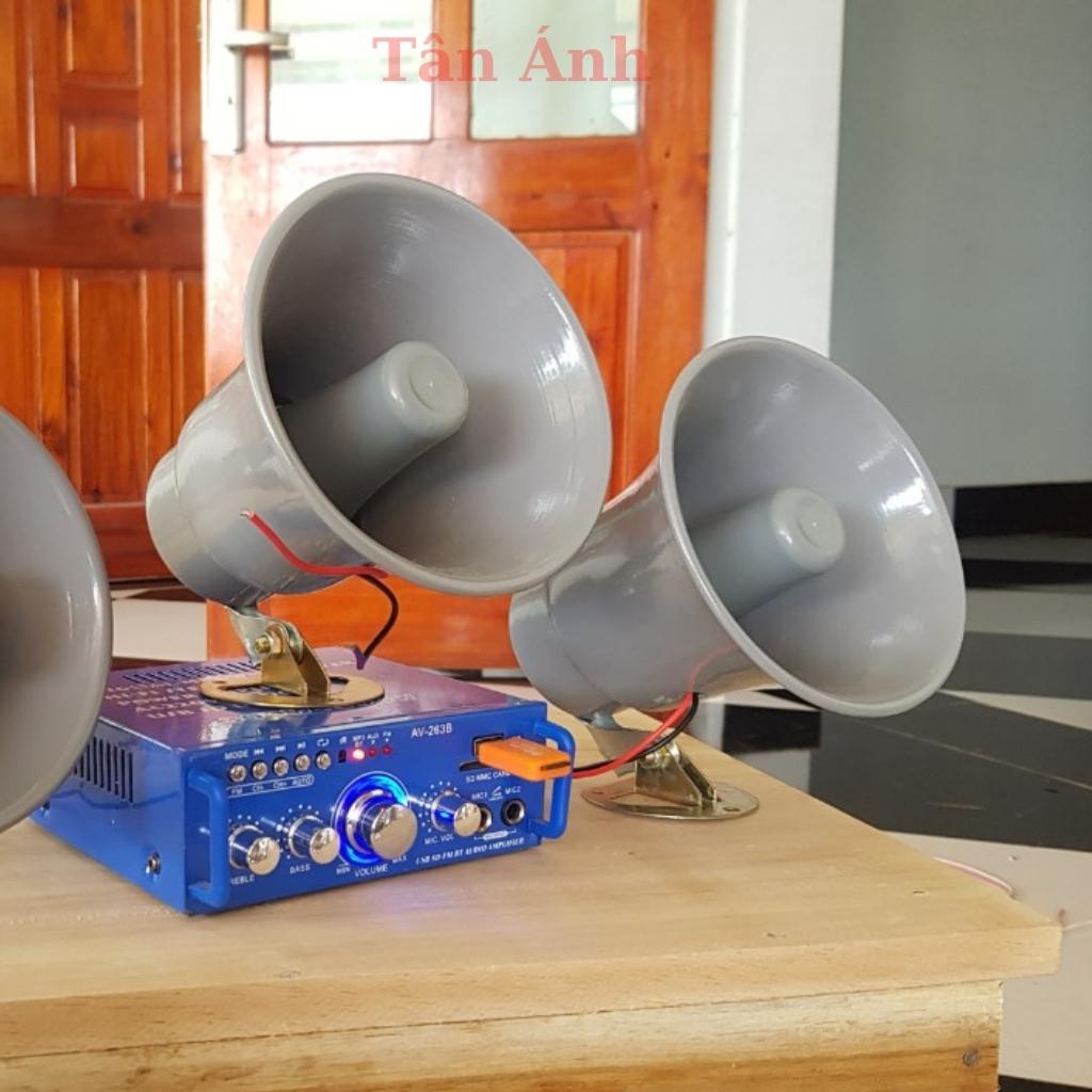 Loa phóng thanh bát nhôm 5w chuyên bẫy chim đêm