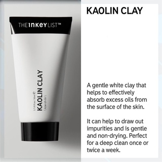 Mặt nạ thải độc da, kiểm soát dầu the inkey list kaolin clay mask