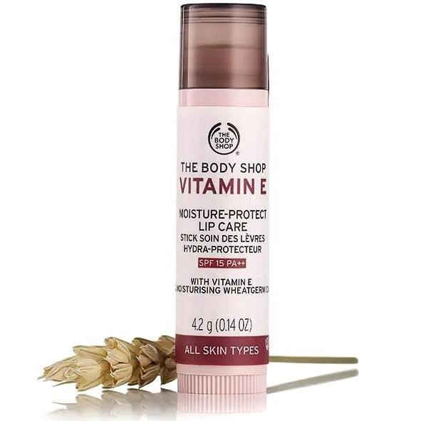 (Hàng Mới Về) Son Dưỡng Môi The Body Shop Vitamin E Chống Nắng Spf15 4.2gr 5.5g