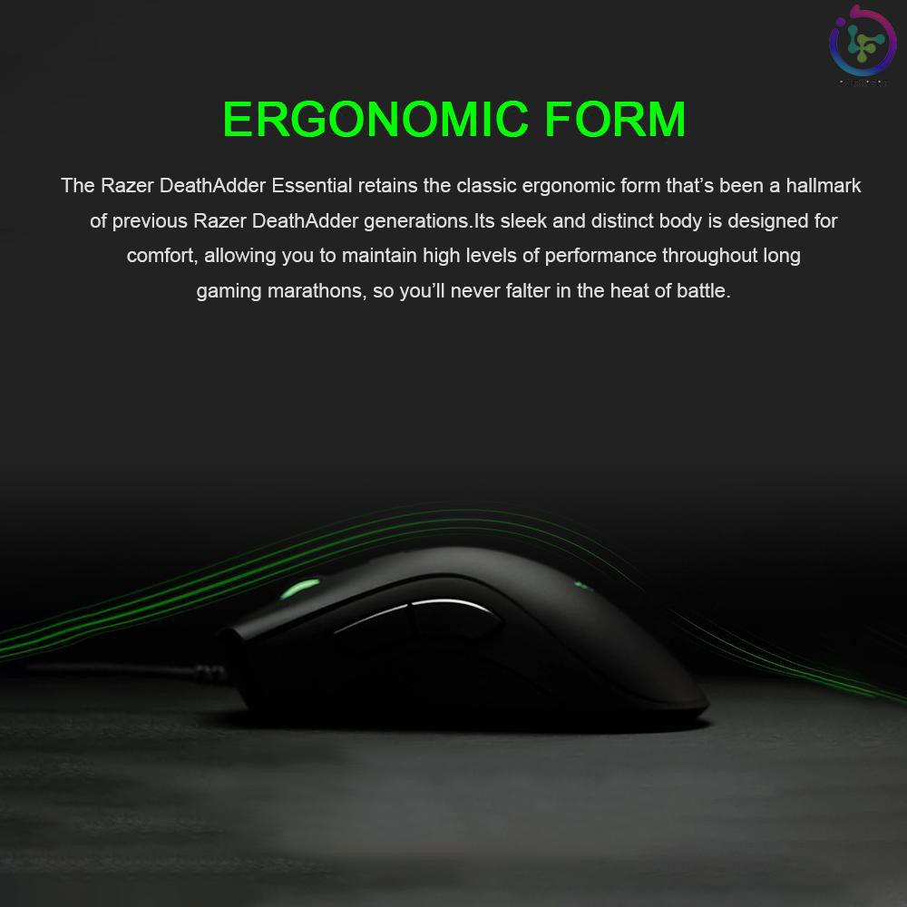 Chuột chơi game có dây Razer DeathAdder 6400DPI cảm biến quang 5 chương trình độc lập