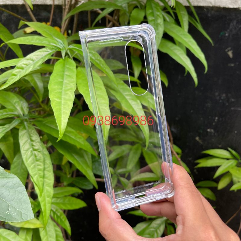 Ốp lưng trong cứng viền dẻo Samsung Galaxy Z FOLD 5 / Z Fold 4 / Z Fold 3 5G bo 4 cạnh chống sốc trong suốt
