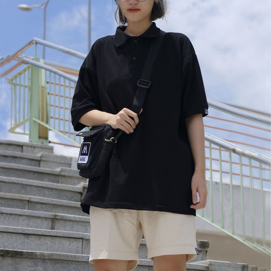 Áo polo form rộng MBL - Polo Basic Oversize