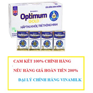 Sữa uống dinh dưỡng (Sữa bột pha sẵn) Optimum Gold - Lốc 4 hộp x 110ml