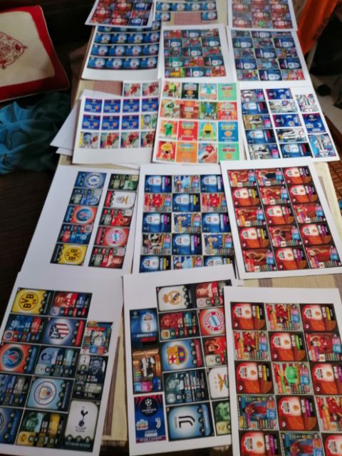 Thẻ cầu thủ poca Match attax 2019/20 thiết kế in theo yêu cầu