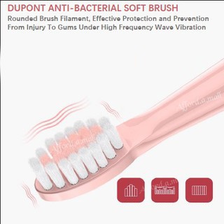 Máy rửa mặt tích hợp mát xa da mặt và bàn chải đánh răng bằng điện 3 trong 1 có 6 chế độ tiện lợi