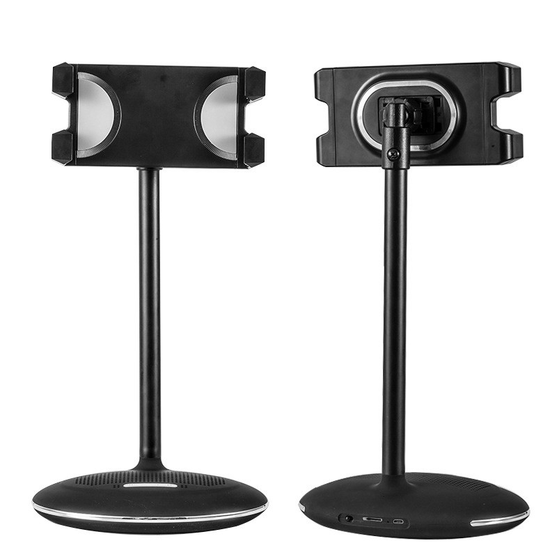 Tablet PC Stand with Bluetooth Speaker, Bluetooth Remote Control,  Stand for iPad iPhone Kindle and More