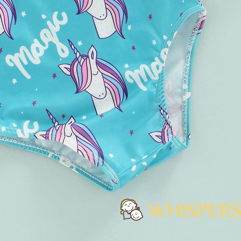 WHISPERS-Baby Girls Bikini Elastic Sleeveless Animal Print Swimsuit for Summer Beach