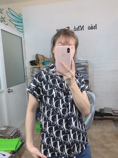 Áo sơmi dior đen